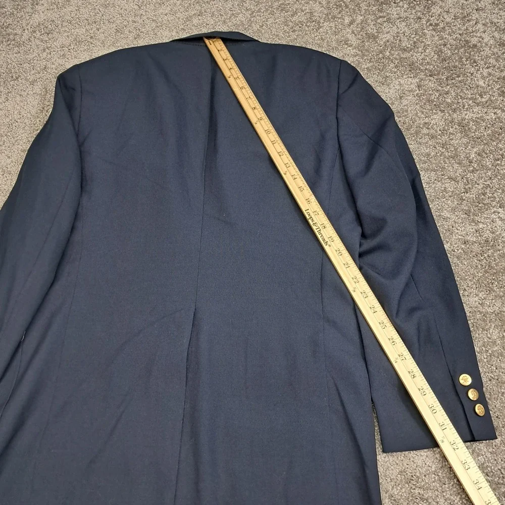 VTG Hart Schaffner Marx Jack Nicklaus Mens Blue Two Button Blazer Sport Coat